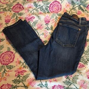 Dark Blue Women’s skinny fit Capri -